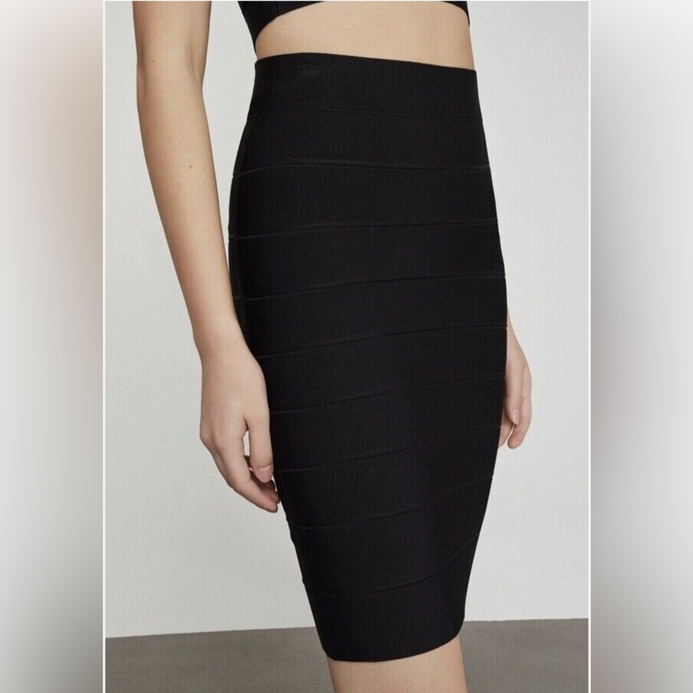 BCBGMaxAzria Classic Black Pencil Skirt